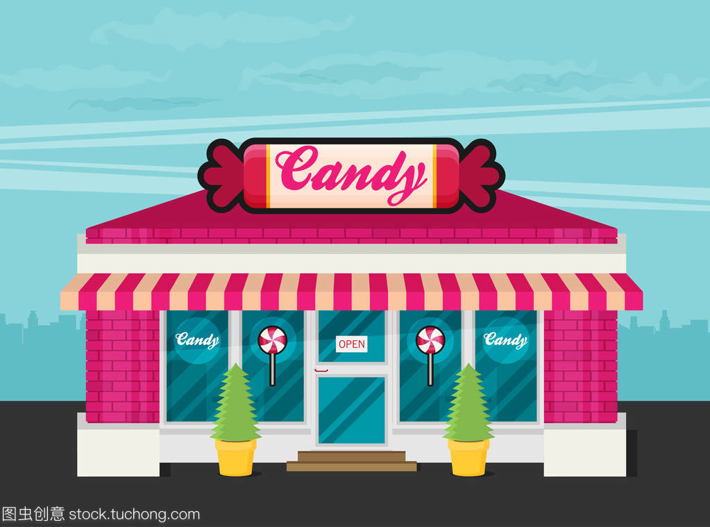 糖果店的平面與立面設計 打造甜蜜夢幻空間