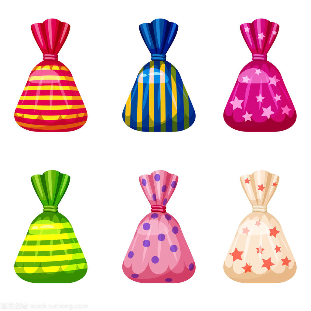 繽紛糖果樂園 多彩卡通甜點插畫